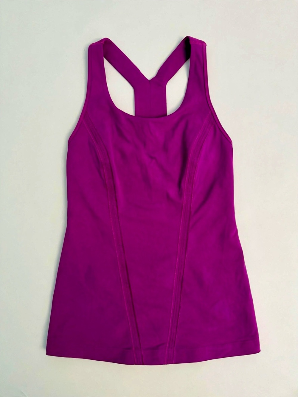 Lululemon Align Waist‑Length Racerback Tank — Magenta Purple (Size 4), EUC